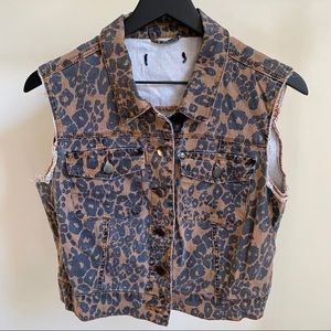 Leopard Vest